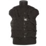 Tactical modular system vest MOLLE, black - front