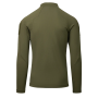 Rear view of the Olive Green shirt showing the clean back panel.