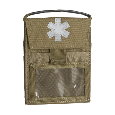 Cordura Pocket Med Insert in Coyote brown.