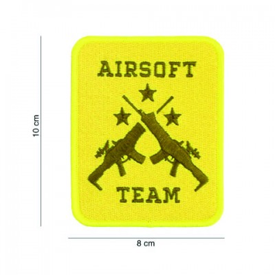 Textile patch, Airsoft team, yellow