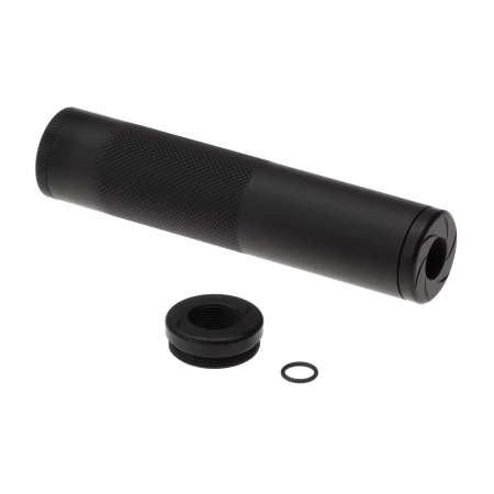 Opposite side view showing the interchangeable thread system.