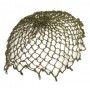 Used net for metal helmet, green