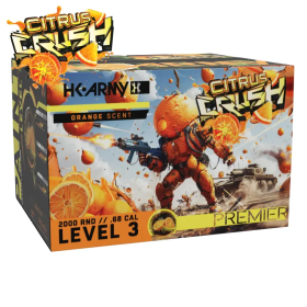 HK Army Premier Paintballs Citrus Crush (Level 3) - 2000ct