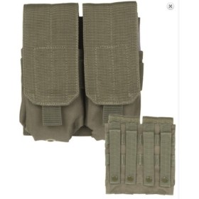 Taktikaline topelt M4 M16 MOLLE salvetasku oliivroheline