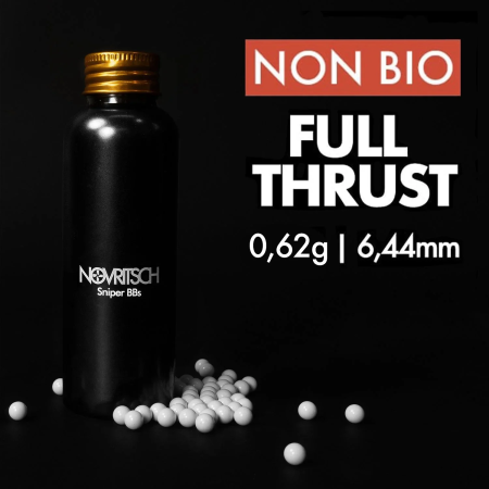 Бутылка сверхтяжелых страйкбольных шаров Novritsch 0.62g Full Thrust.