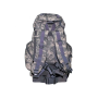 Rear view of the MFH Recon I Backpack 15L in AT-Digital camouflage, showing the padded back support and carrying system.