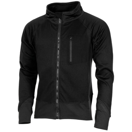 Front view of the Tactical US Jacket Lining in Black.