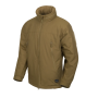 Front view of the Helikon-Tex Level 7 Tactical Winter Jacket in Coyote.