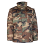 Front view of the US Style M65 Field Jacket with Liner in Woodland camouflage.