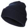 Classic Coarse Knit Acrylic Watch Hat in Blue.