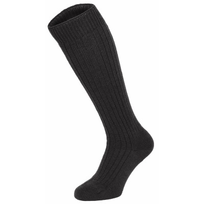 German Polizei wool socks, high, anthracite grey