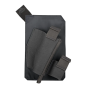 Front view of the Insert Pistol Holder in Shadow Grey.