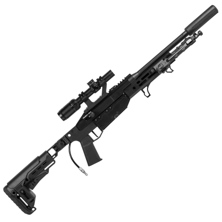 Novritsch SSX10 HPA Scout Rifle koos kabaga - üldvaade