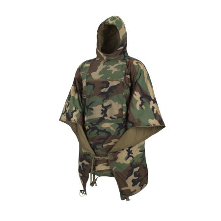 Пончо-утеплитель Helikon-Tex Swagman Roll - камуфляж US Woodland