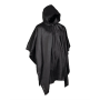 Mil-Tec Wet Weather Vinyl Poncho - Black color view