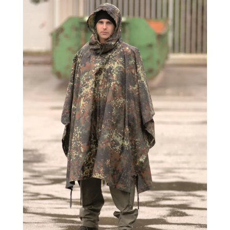 Mil-Tec Ripstop vihmakeep - Flecktarn kamuflaaž