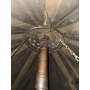 Chimney pipe assembly for Swedish tent stove