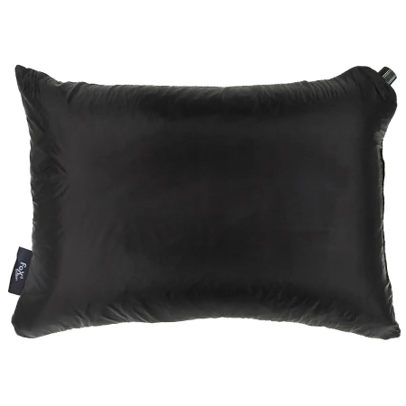 Inflatable travel pillow in black