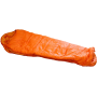 Full layout view of the BCB The Oren 35 winter sleeping bag in bright orange