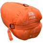 BCB The Oren 35 bright orange compression bag packed for transport