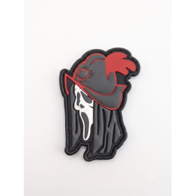"Ghostface with Hat" 3D PVC Patch