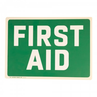 Plastikust "First Aid" silt 36x25,5cm