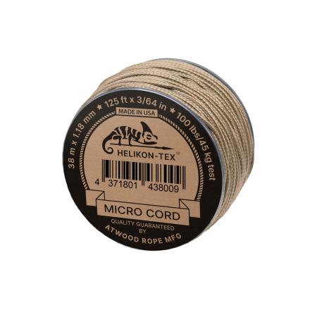Helikon-Tex Micro Cord 125ft (38m) coyote