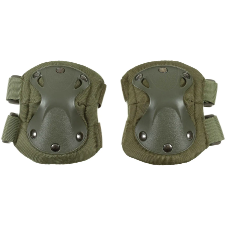 MFH Defence Elbow Pad - Olive Green Front View