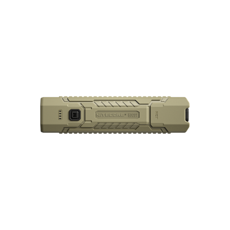 Nitecore EDC07 flashlight in desert tan.