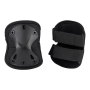 101 INC Tactical Elbow Protection - Black Front and Rear View
