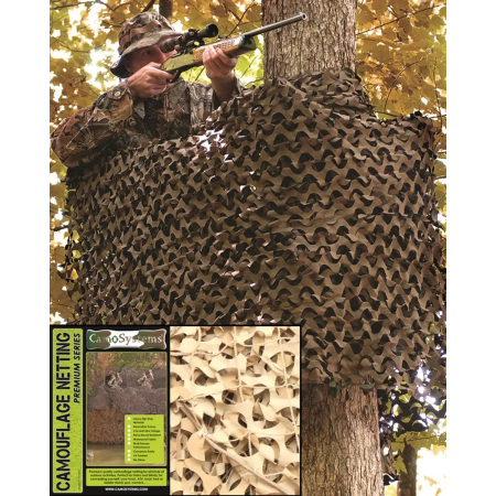 Camosystems Basic sõjaväe kamuflaaživõrk kõrbevärvides