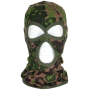 MFH 3-Hole Operation Balaclava in M05 camouflage pattern shown from the front view