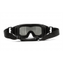 Wiley X Spear Dual goggles, black frame, grey/clear/rust lenses 1