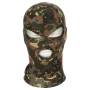 MFH 3-Hole Operation Balaclava in Flecktarn camouflage pattern shown from the front view