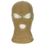 MFH 3-Hole Operation Balaclava in coyote brown shown from the front view