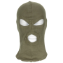 MFH 3-Hole Operation Balaclava in olive green shown from the front view
