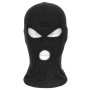MFH 3-Hole Operation Balaclava in black shown from the front view