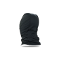 Shadow Gear Tactical Balaclava & Thermal Fleece Hood in black shown from the back view