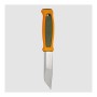 Morakniv Kansbol knife with an orange handle.