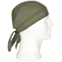 MFH Classic Cotton Headwrap in olive drab shown from the front view