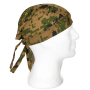 MFH Classic Cotton Headwrap in Digi Marpat camouflage pattern shown from the front view