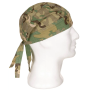 MFH Classic Cotton Headwrap in Arid camouflage pattern shown from the front view