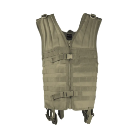 Tactical vest in classic olive green color