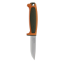 Нож Morakniv Risberg Hunting (S) с оранжевой рукоятью.