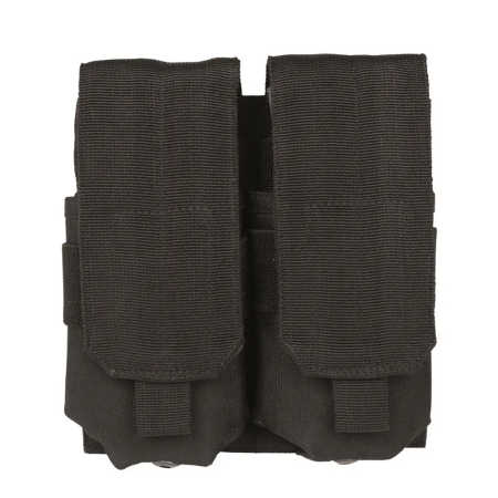Tactical double M4 M16 MOLLE magazine pouch black