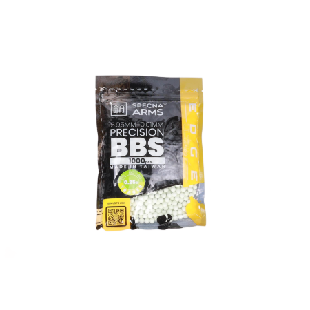 Specna Arms EDGE ULTRA™ 0.25g BIO Tracer BBs - Green 1000pcs