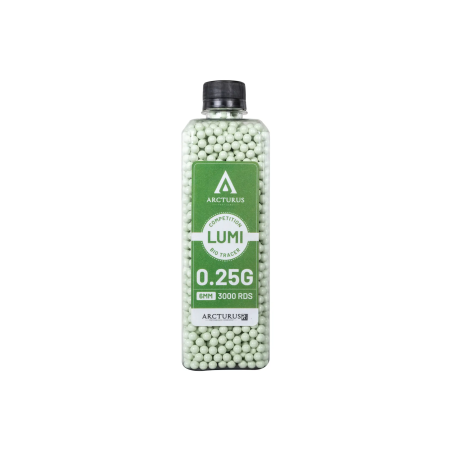 Arcturus RS® LUMI BIO TRACER 0.25g Match Grade BBs - 3000 Bottle