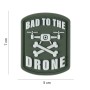 Embleem 3D PVC "Bad to the Drone" Big | 101 INC