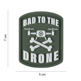 Embleem 3D PVC "Bad to the Drone" Big | 101 INC
