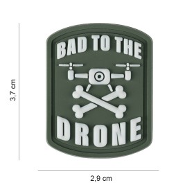 Embleem 3D PVC "Bad to the Drone" Väike | 101 INC